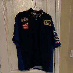 Blue nascar crew gear Shirt